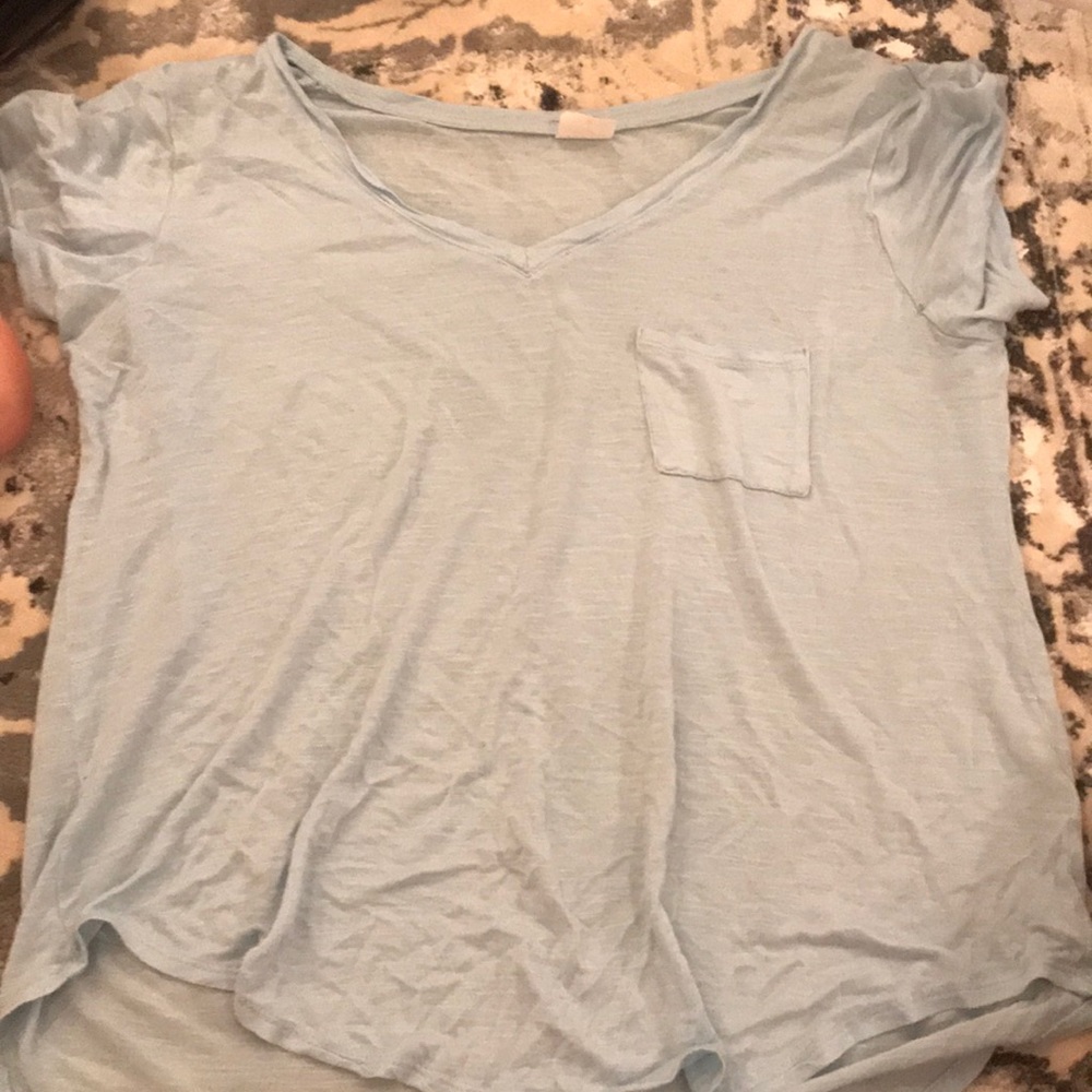 Blue pocket t shirt